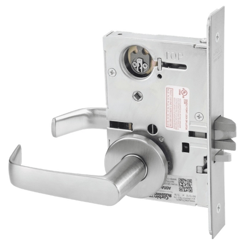 Picture of Corbin Russwin ML2042 NSA Entrance or Public Restroom Mortise Lock, NS Lever, A Rose