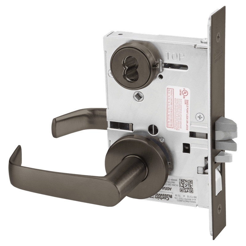 Picture of Corbin Russwin ML2051 NSA Entrance or Office Mortise Lock, NS Lever, A Rose