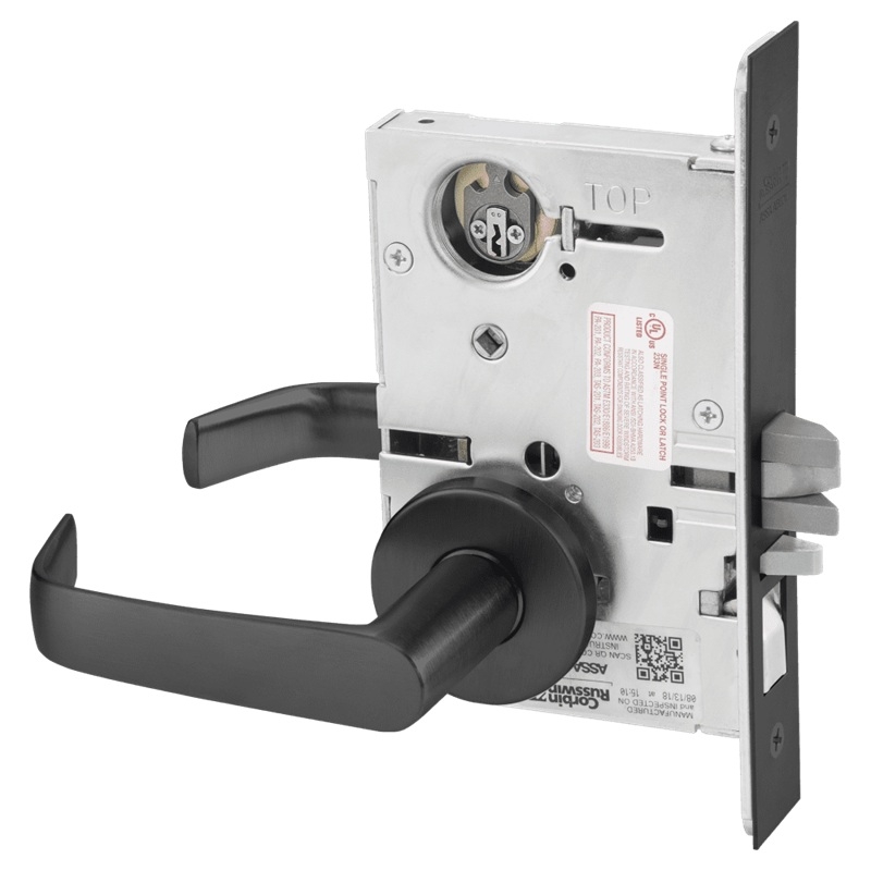 Picture of Corbin Russwin ML2051 NSA Entrance or Office Mortise Lock, NS Lever, A Rose