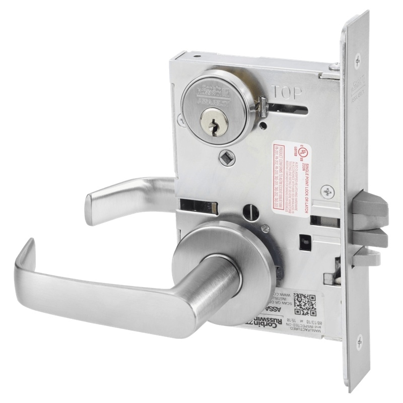 Picture of Corbin Russwin ML2055 NSA  Classroom Mortise Lock, NS Lever, A Rose