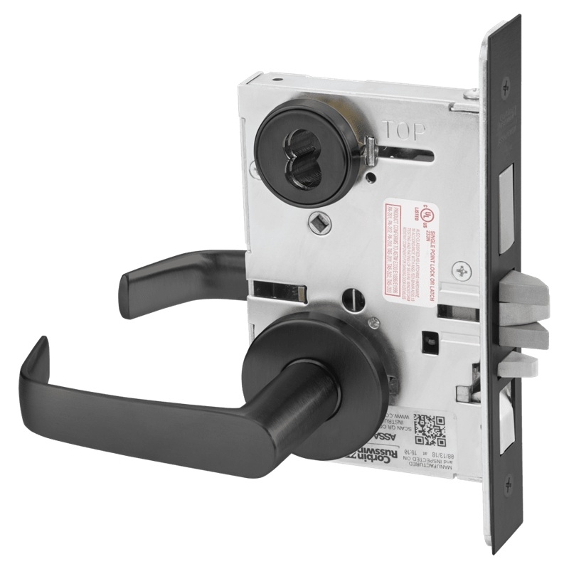 Picture of Corbin Russwin ML2067 NSA Apartment or Dormitory Mortise Lock, NS Lever, A Rose
