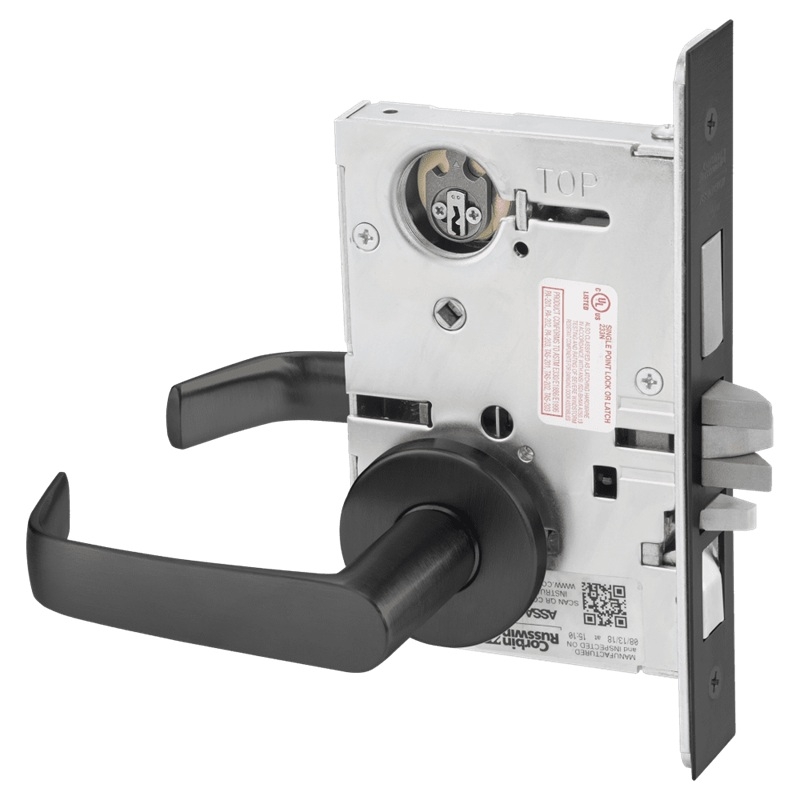 Picture of Corbin Russwin ML2067 NSA Apartment or Dormitory Mortise Lock, NS Lever, A Rose