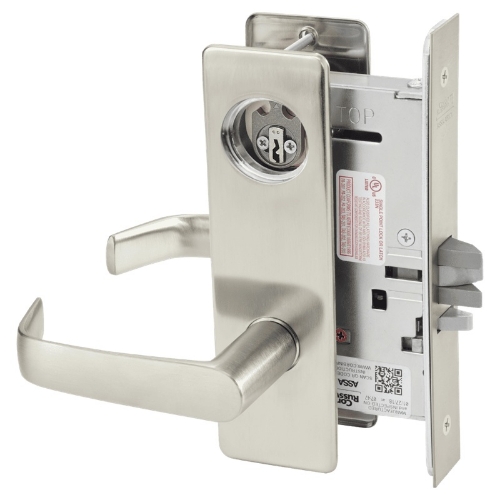 Picture of Corbin Russwin ML2032 NSM Institution or Utility Mortise Lock, NS Lever, M Escutcheon