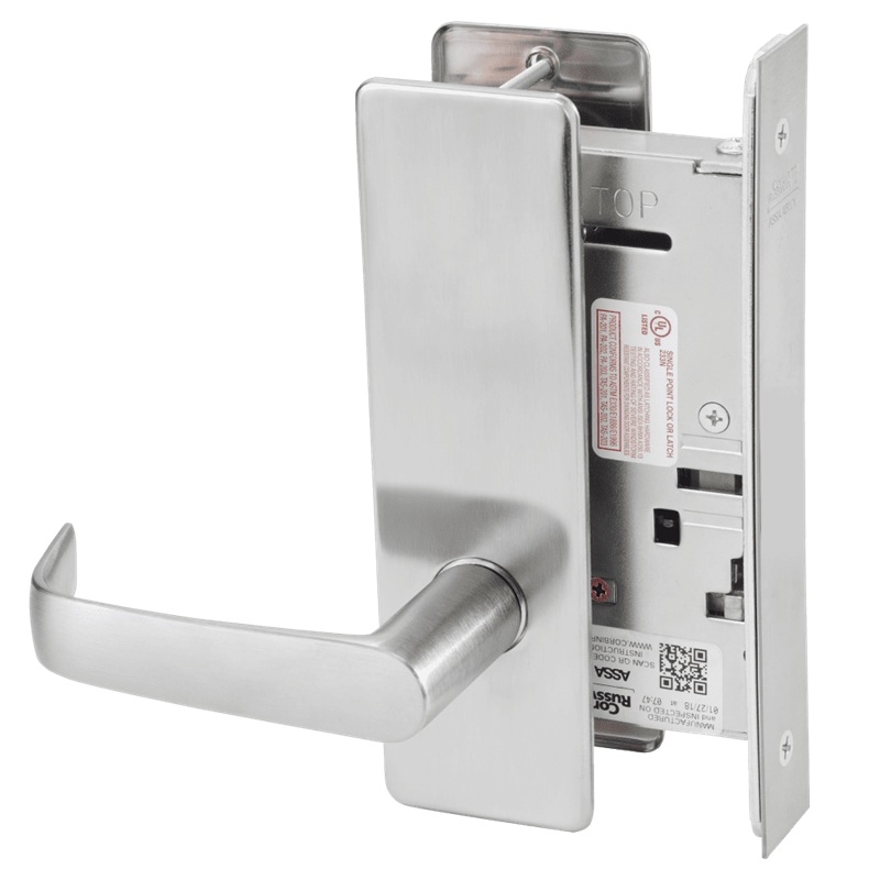 Picture of Corbin Russwin ML2050 NSM Half Dummy Trim Mortise Trim, NS Lever, M Escutcheon