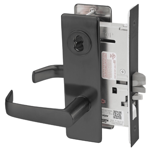 Picture of Corbin Russwin ML2051 NSM Entrance or Office Mortise Lock, NS Lever, M Escutcheon