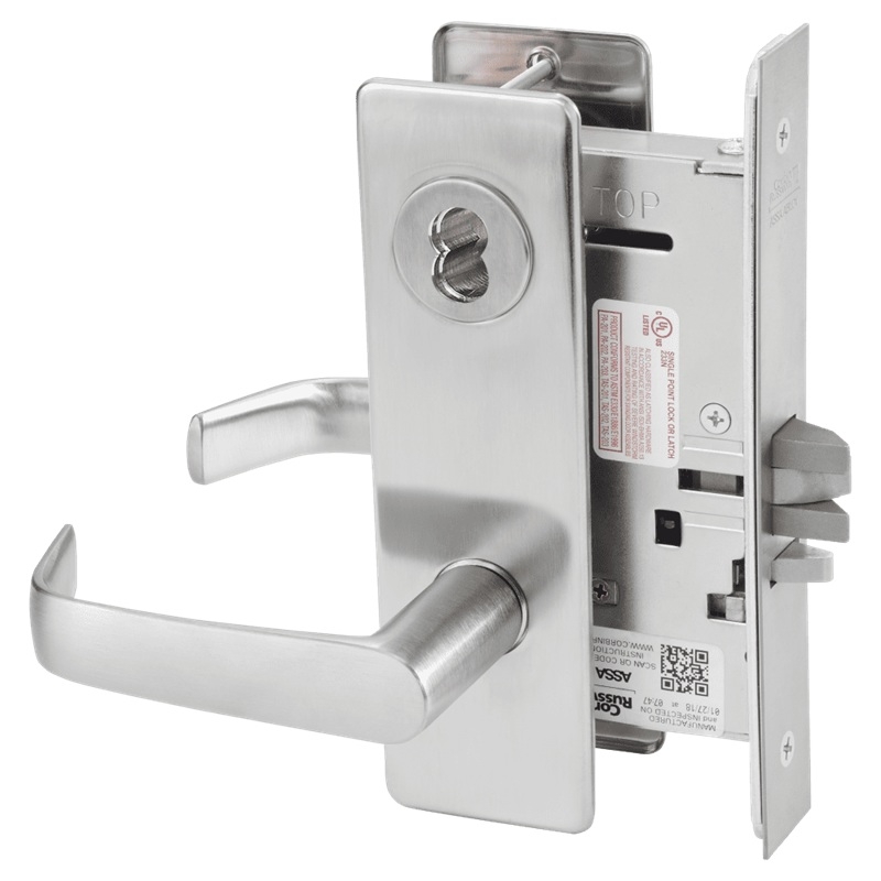 Picture of Corbin Russwin ML2055 NSM Classroom Mortise Lock, NS Lever, M Escutcheon