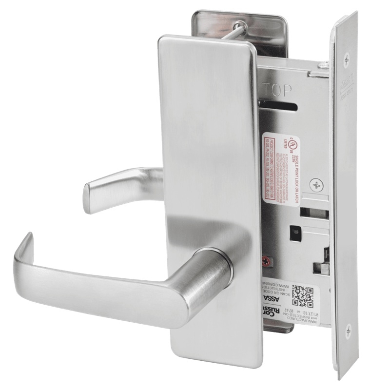 Picture of Corbin Russwin ML2070 NSM Full Dummy Trim Mortise Trim, NS Lever, M Escutcheon