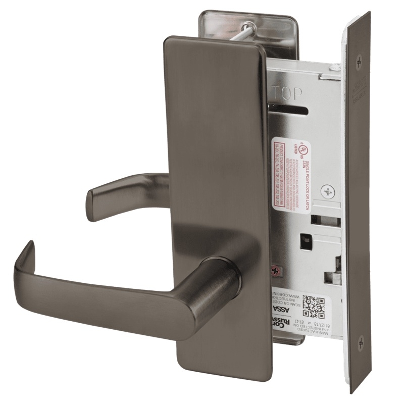 Picture of Corbin Russwin ML2070 NSM Full Dummy Trim Mortise Trim, NS Lever, M Escutcheon
