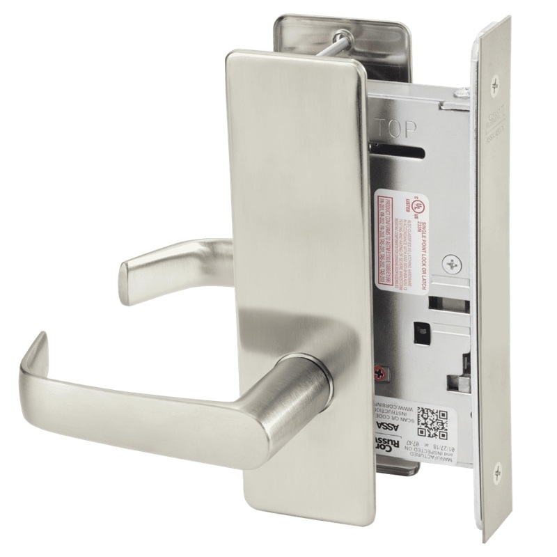 Picture of Corbin Russwin ML2070 NSM Full Dummy Trim Mortise Trim, NS Lever, M Escutcheon