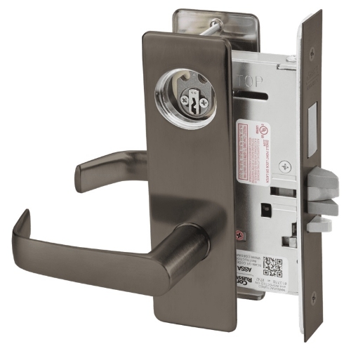 Picture of Corbin Russwin ML2072 NSM Classroom Intruder Mortise Lock, NS Lever, M Escutcheon