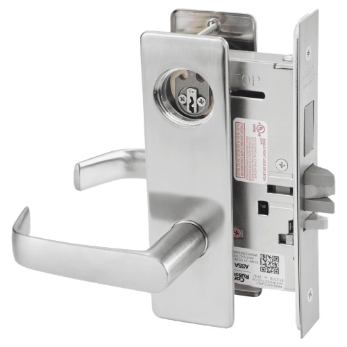 Picture of Corbin Russwin ML2075 NSM Security Entrance or Office Mortise Lock, NS Lever, M Escutcheon