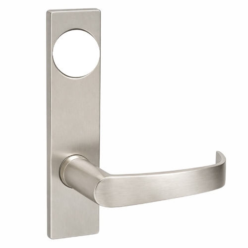 Picture of Corbin Russwin ML2024 NSP Entrance or Storeroom Mortise Lock, NS Lever, P Escutcheon