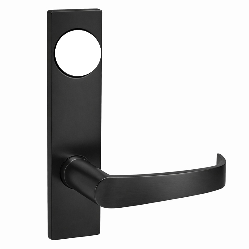 Picture of Corbin Russwin ML2024 NSP Entrance or Storeroom Mortise Lock, NS Lever, P Escutcheon
