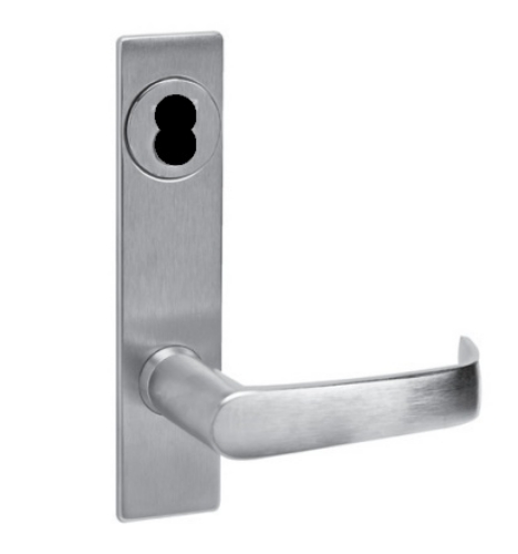 Picture of Corbin Russwin ML2055 NSP Classroom Mortise Lock, NS Lever, P Escutcheon