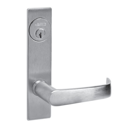 Picture of Corbin Russwin ML2072 NSP Classroom Intruder Mortise Lock, NS Lever, P Escutcheon