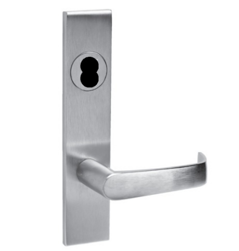 Picture of Corbin Russwin ML2024 NSR Entrance or Storeroom Mortise Lock, NS Lever, R Escutcheon