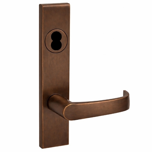 Picture of Corbin Russwin ML2042 NSR Entrance or Public Restroom Mortise Lock, NS Lever, R Escutcheon