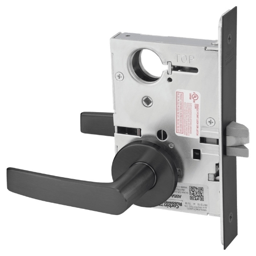 Picture of Corbin Russwin ML2010 ASA Passage or Closet Mortise Lock, AS Lever, A Rose