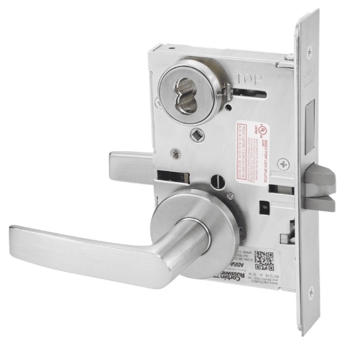Picture of Corbin Russwin ML2022 ASA Store Door Mortise Lock, AS Lever, A Rose