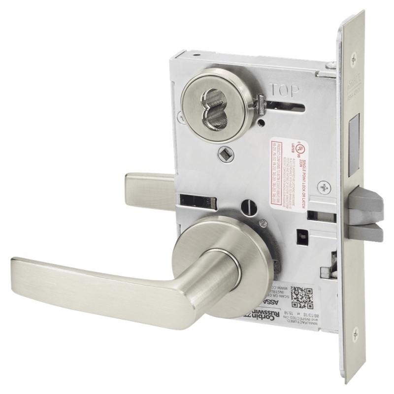 Picture of Corbin Russwin ML2024 ASA Entrance or Storeroom Mortise Lock, AS Lever, A Rose