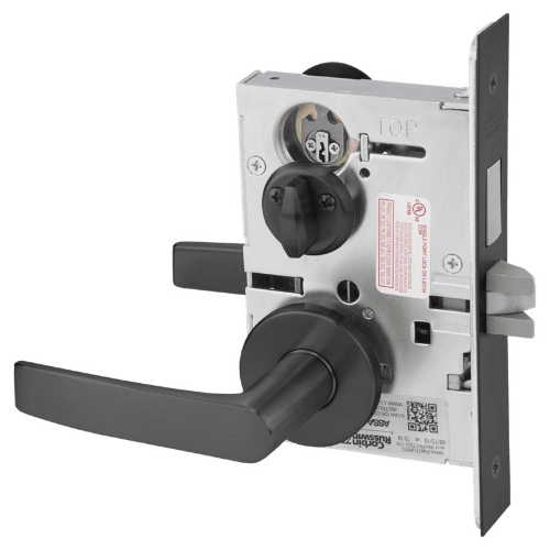 Picture of Corbin Russwin ML2030 ASA Privacy, Bedroom or Bathroom Mortise Lock, AS Lever, A Rose