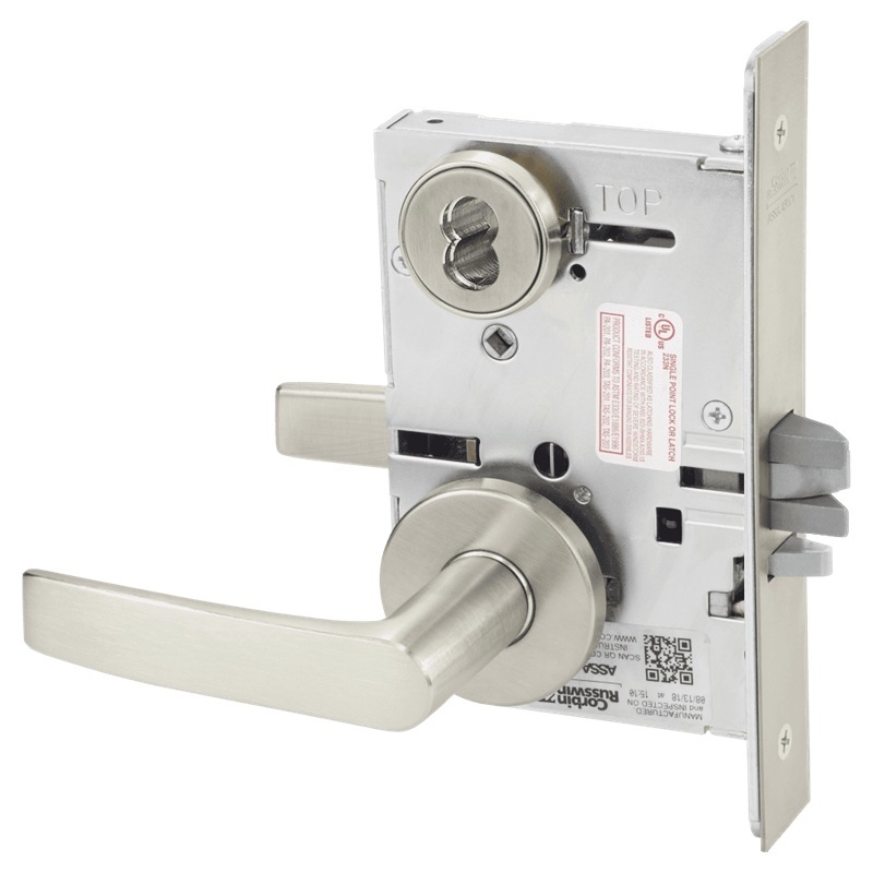 Picture of Corbin Russwin ML2032 ASA Institution or Utility Mortise Lock, AS Lever, A Rose