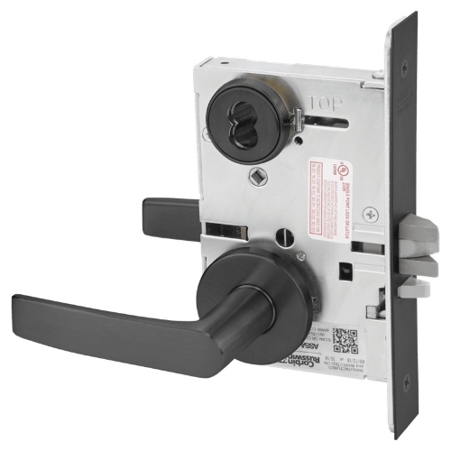 Picture of Corbin Russwin ML2042 ASA Entrance or Public Restroom Mortise Lock, AS Lever, A Rose