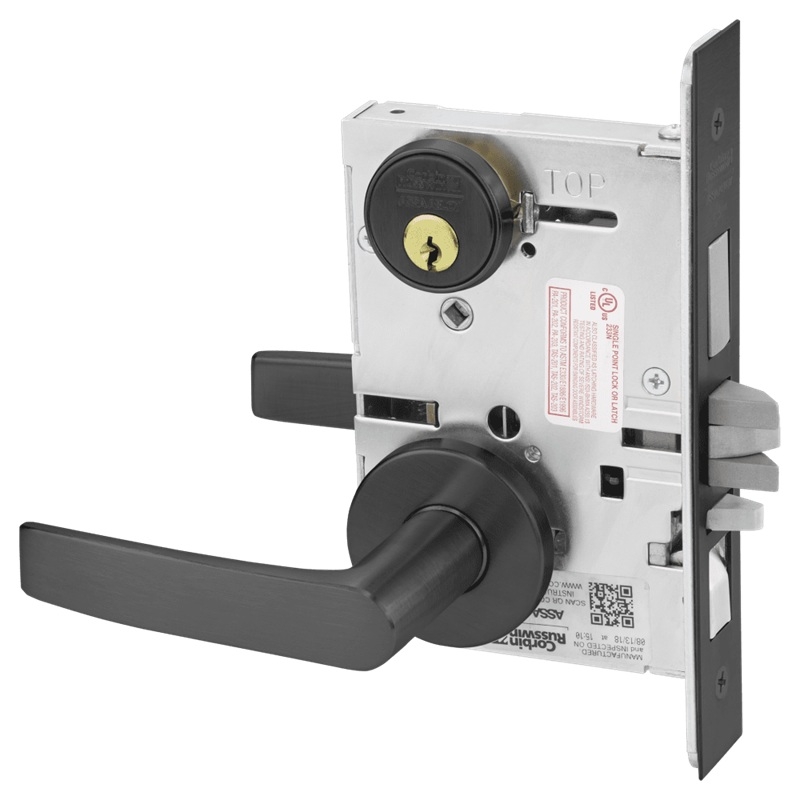 Picture of Corbin Russwin ML2067 ASA Apartment or Dormitory Mortise Lock, AS Lever, A Rose
