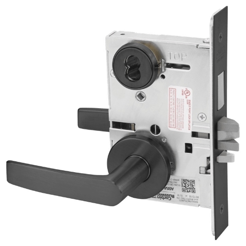 Picture of Corbin Russwin ML2075 ASA Security Entrance or Office Mortise Lock, AS Lever, A Rose