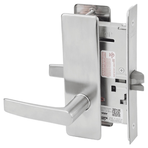 Picture of Corbin Russwin ML2010 ASM Passage or Closet Mortise Lock, AS Lever, M Escutcheon