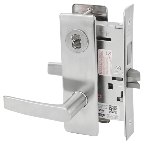 Picture of Corbin Russwin ML2022 ASM Store Door Mortise Lock, AS Lever, M Escutcheon
