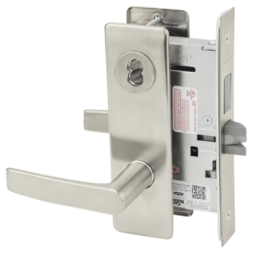 Picture of Corbin Russwin ML2022 ASM Store Door Mortise Lock, AS Lever, M Escutcheon