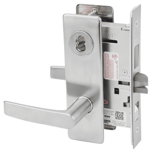 Picture of Corbin Russwin ML2048 ASM Entrance or Apartment Mortise Lock, AS Lever, M Escutcheon