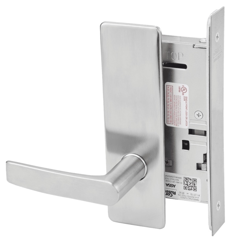 Picture of Corbin Russwin ML2050 ASM Half Dummy Trim Mortise Trim, AS Lever, M Escutcheon