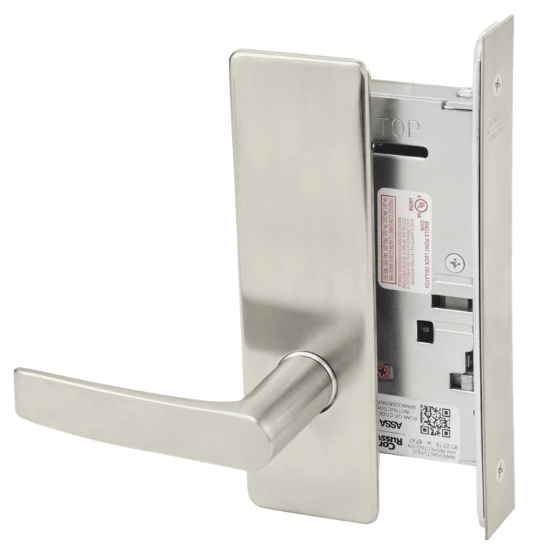 Picture of Corbin Russwin ML2050 ASM Half Dummy Trim Mortise Trim, AS Lever, M Escutcheon