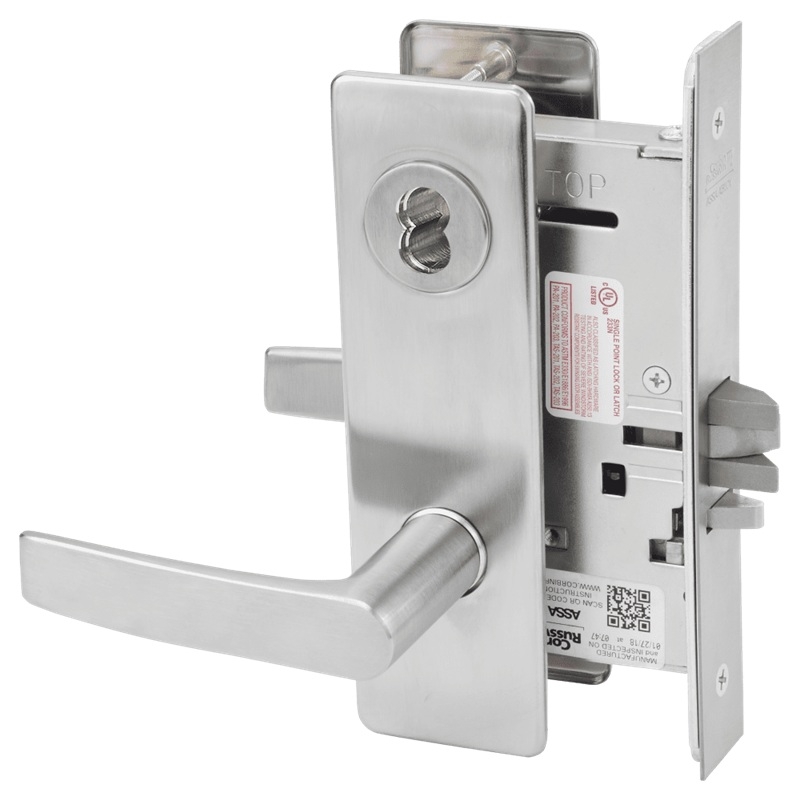 Picture of Corbin Russwin ML2055 ASM Classroom Mortise Lock, AS Lever, M Escutcheon