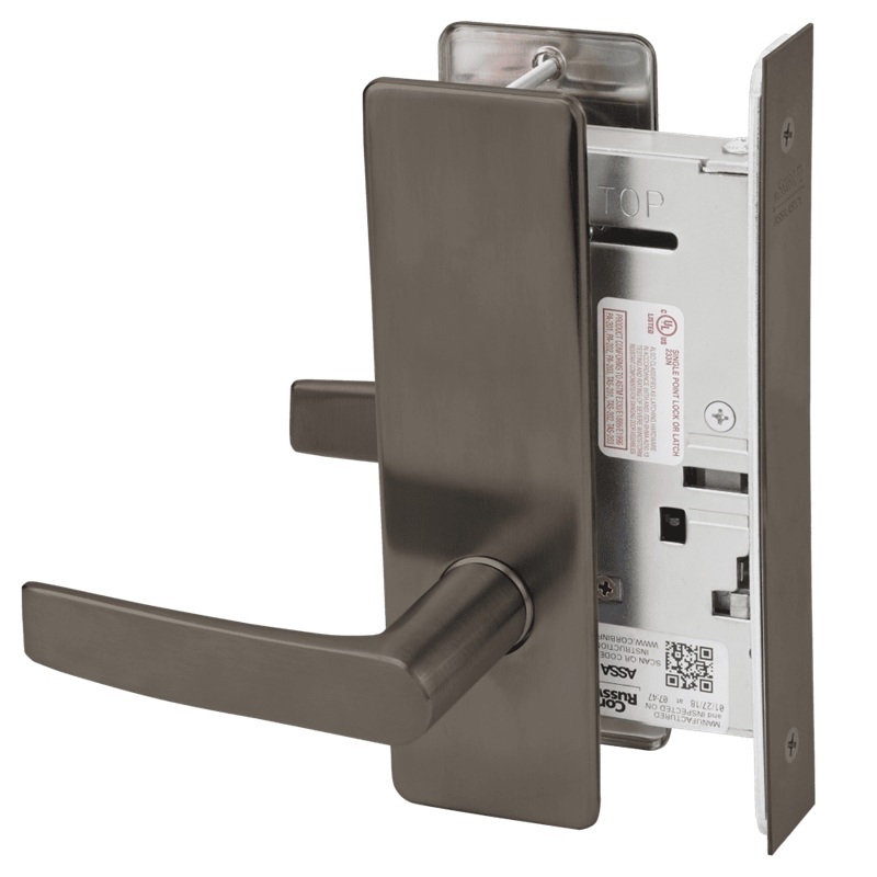 Picture of Corbin Russwin ML2070 ASM Full Dummy Trim Mortise Trim, AS Lever, M Escutcheon