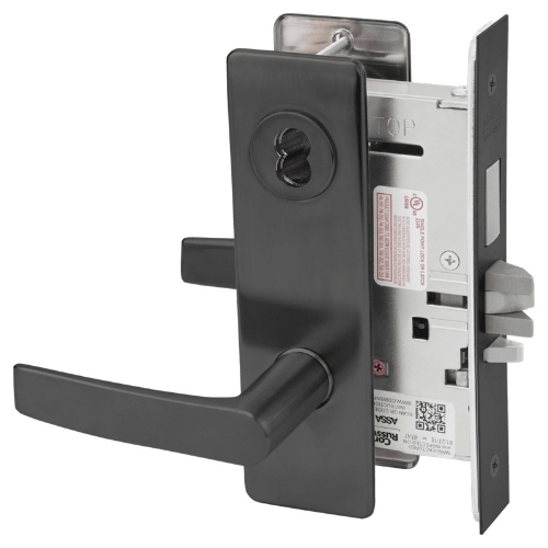 Picture of Corbin Russwin ML2072 ASM Classroom Intruder Mortise Lock, AS Lever, M Escutcheon