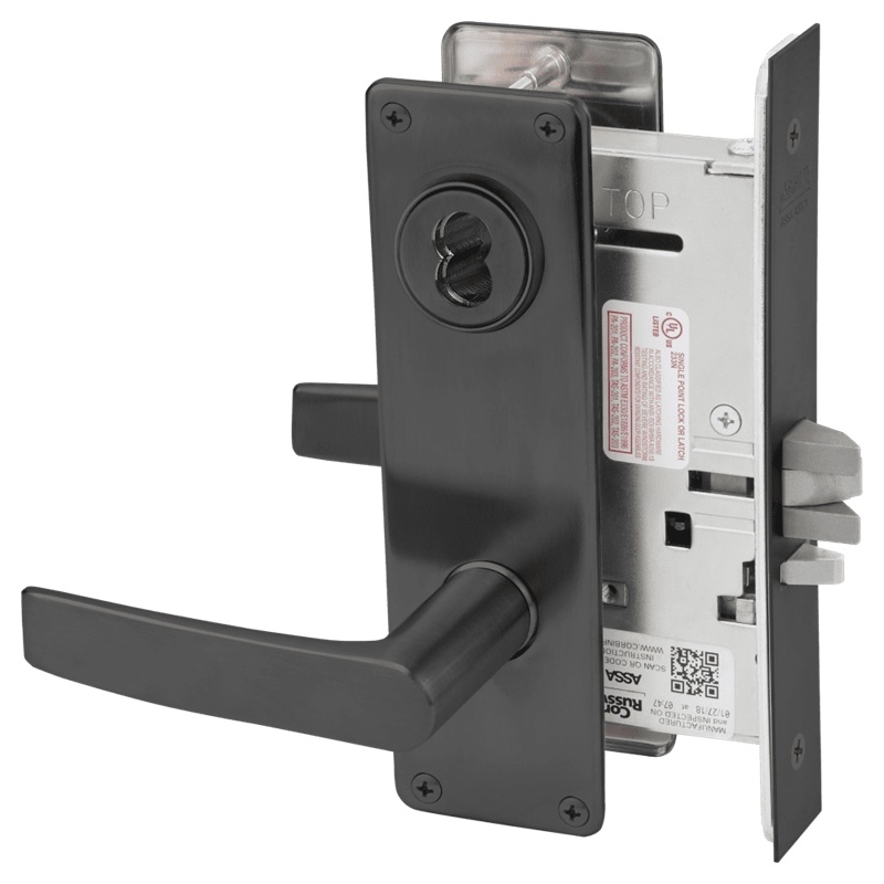 Picture of Corbin Russwin ML2057 ASN Storeroom or Closet Mortise Lock, AS Lever