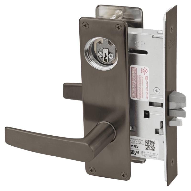 Picture of Corbin Russwin ML2057 ASN Storeroom or Closet Mortise Lock, AS Lever