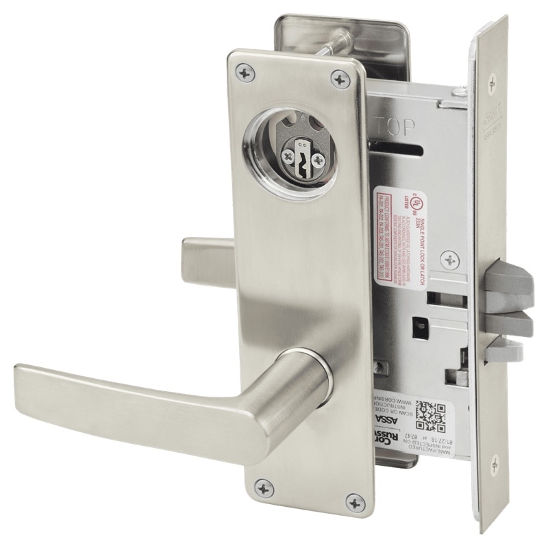 Picture of Corbin Russwin ML2057 ASN Storeroom or Closet Mortise Lock, AS Lever