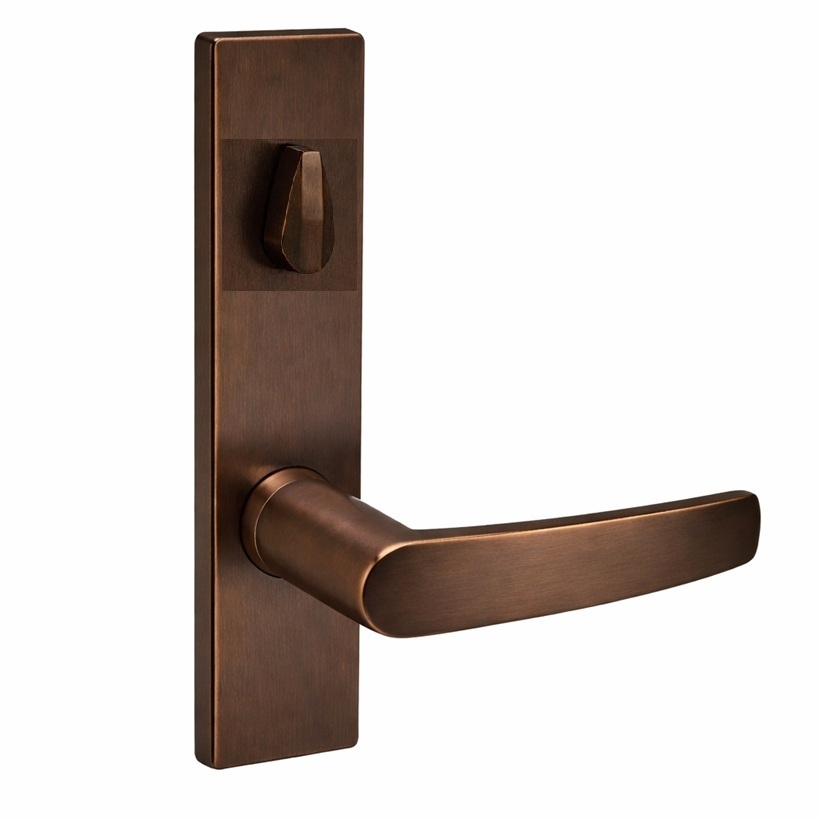 Picture of Corbin Russwin ML2030 ASP Privacy, Bedroom or Bathroom Mortise Lock, AS Lever, P Escutcheon