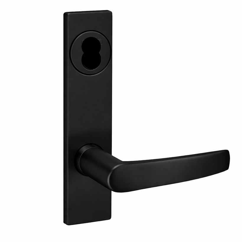 Picture of Corbin Russwin ML2042 ASP Entrance or Public Restroom Mortise Lock, AS Lever, P Escutcheon