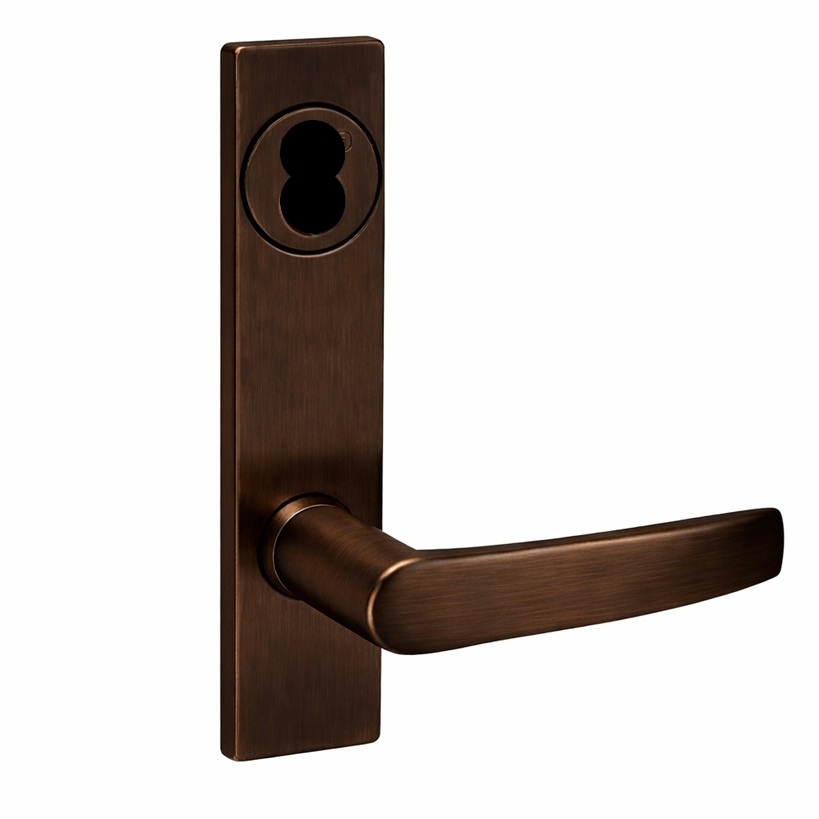 Picture of Corbin Russwin ML2072 ASP Classroom Intruder Mortise Lock, AS Lever, P Escutcheon