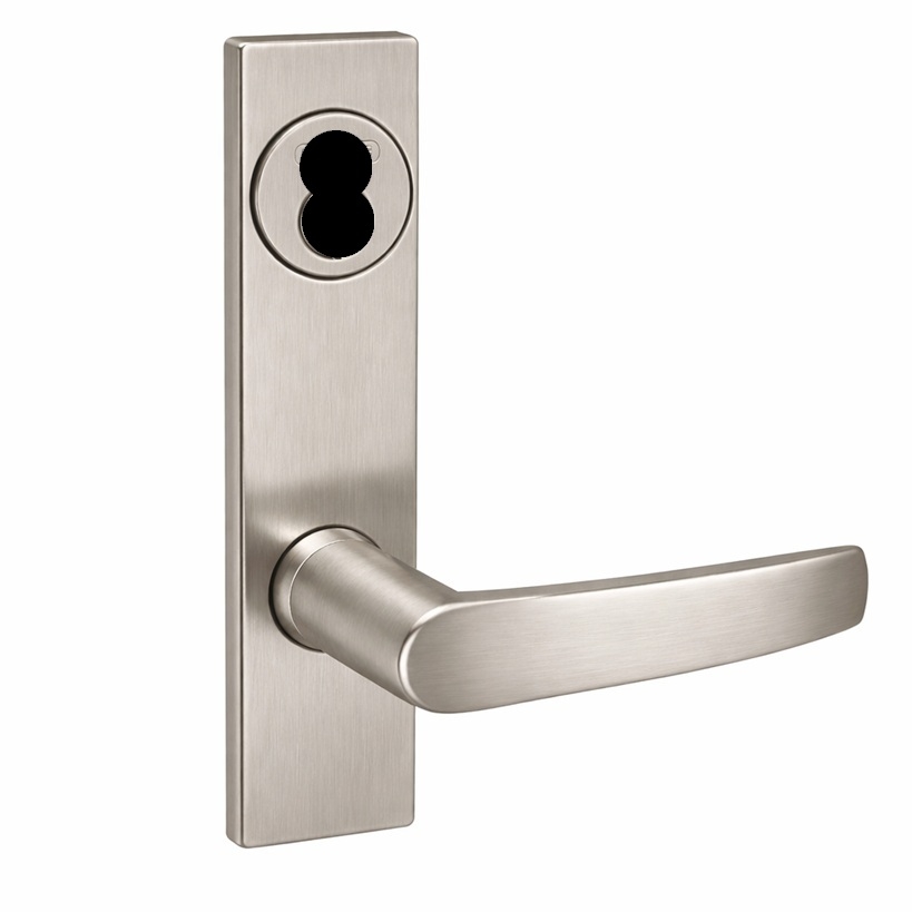 Picture of Corbin Russwin ML2075 ASP Security Entrance or Office Mortise Lock, AS Lever, P Escutcheon