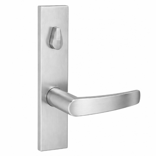 Picture of Corbin Russwin ML2020 ASR Privacy, Bedroom or Bathroom Mortise Lock, AS Lever, R Escutcheon