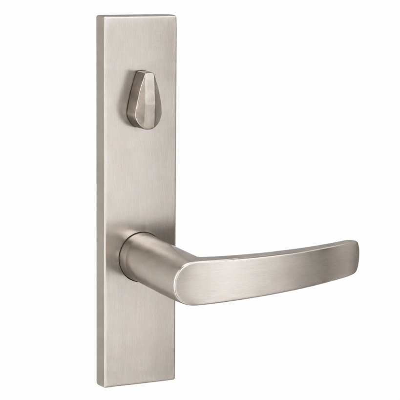 Picture of Corbin Russwin ML2020 ASR Privacy, Bedroom or Bathroom Mortise Lock, AS Lever, R Escutcheon