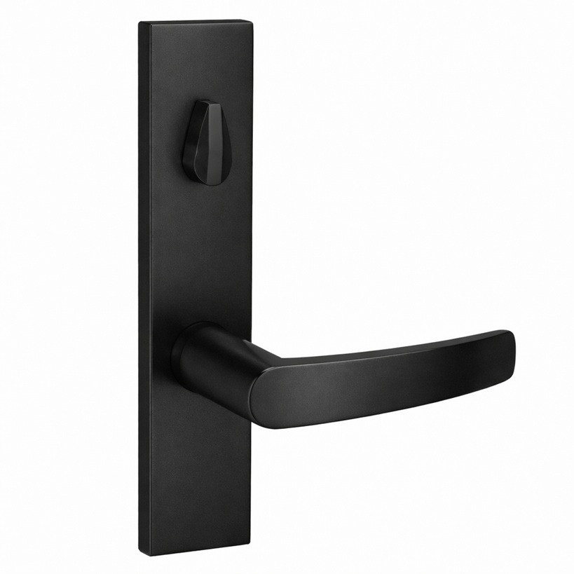 Picture of Corbin Russwin ML2030 ASR Privacy, Bedroom or Bathroom Mortise Lock, AS Lever, R Escutcheon