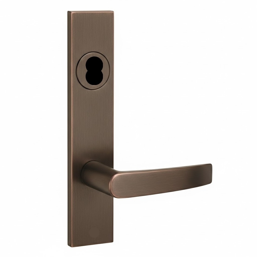 Picture of Corbin Russwin ML2048 ASR Entrance or Apartment Mortise Lock, AS Lever, R Escutcheon
