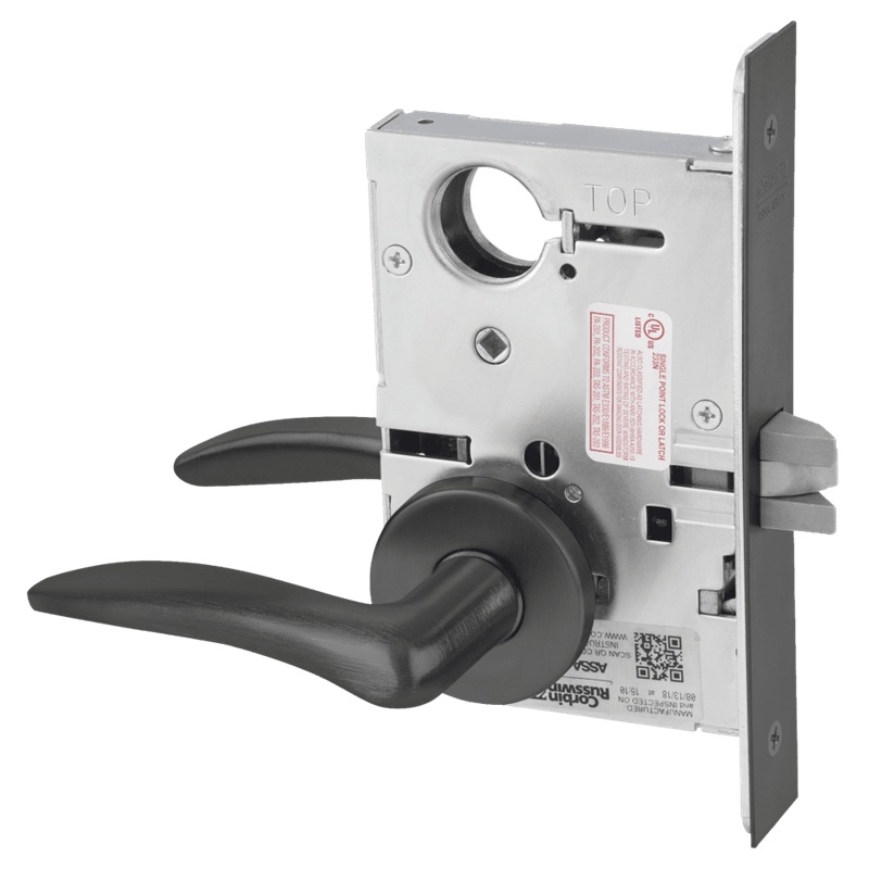 Picture of Corbin Russwin ML2010 DSA Passage or Closet Mortise Lock, DS Lever, A Rose
